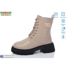 Черевики жіночі на зиму (6 пар р.36-41) бежевий  "HENGJI-ELENA"