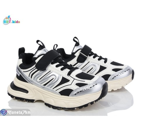 Дитячі кросівки на весну/осінь (8 пар р.32-37) срібний  "BBT"