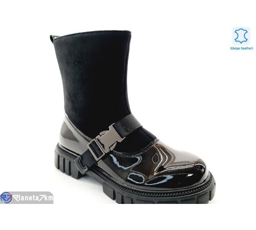 Черевики дитячі на весну/осінь (8 пар р.32-37) чорний  "TIMUS-OPT"