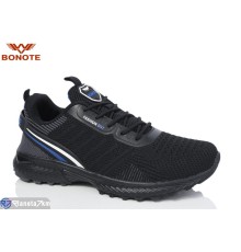 Кросівки чоловічі на весну/осінь (8 пар р.41-46) чорний  "Bonote"