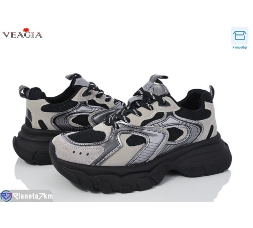 Кросівки жіночі на весну/осінь (6 пар р.36-40) сірий  "Veagia-ADA"