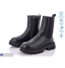 Черевики жіночі на зиму (6 пар р.36-41) чорний  "LOTOS"