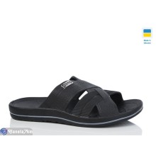 Шлепки чоловічі на літо (8 пар р.40-46) чорний  "LOTTOS"