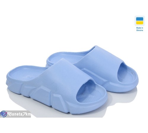 Шлепки жіночі на літо (8 пар р.30-37) блакитний  "Ladmir"