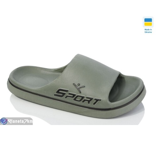 Шлепки чоловічі на літо (8 пар р.41-46) хакі  "LOTTOS"