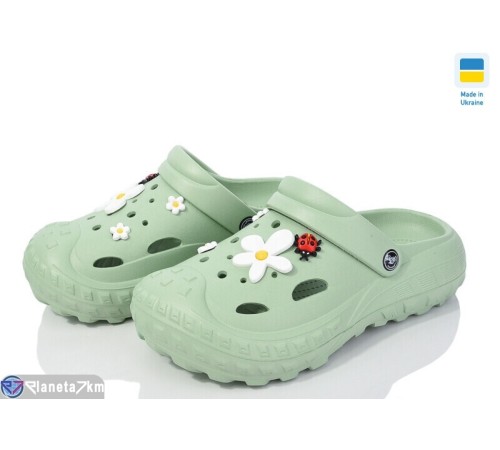 Кроки жіночі на літо (8 пар р.36-41) зелений  "LUCKY"