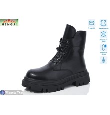 Черевики жіночі на зиму (6 пар р.36-41) чорний  "HENGJI-ELENA"