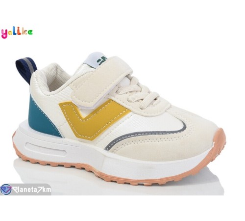 Дитячі кросівки на весну/осінь (10 пар р.26-30) бежевий  "Yalike"