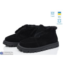 Черевики жіночі на зиму (6 пар р.36-40) чорний  "GARRA"