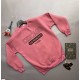 Батник жіночий на зиму (4 шт. р.сетка S-XL) рожевий "Peton"