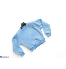Батник жіночий на зиму (3 шт. р.сетка S-L) блакитний  "Peton"
