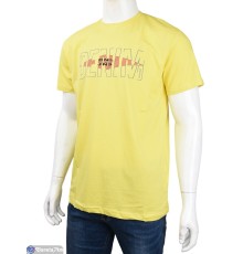 Футболка чоловіча на літо (4 шт. р.сетка M-2XL) жовтий  "Mirella"