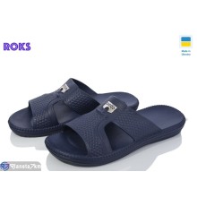 Шлепки чоловічі на літо (8 пар р.40-45) синій  "Roks"