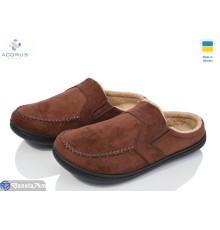 Тапки жіночі на весну/осінь (8 пар р.41-46) коричневий  "Acorus"