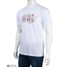 Футболка чоловіча на літо (4 шт. р.сетка M-2XL) білий  "Mirella"