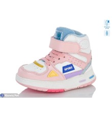 Черевики дитячі на весну/осінь (8 пар р.21-26) рожевий  "Laifakids"