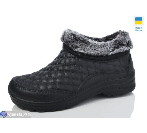 Калоші жіночі на зиму (12 пар р.37-42) чорний  "LOTTOS"