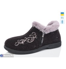 Черевики жіночі на зиму (8 пар р.37-41) коричневий  "Korka"