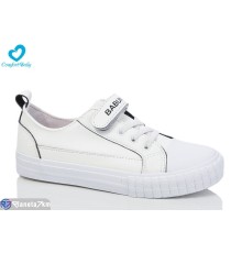 Дитячі кеди на весну/осінь (8 пар р.25-30) білий  "Comfort-baby"