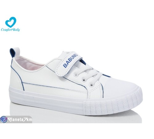 Дитячі кеди на весну/осінь (8 пар р.31-37) білий "Comfort-baby" Дитячі кеди на весну/осінь (8 пар р.31-37) білий "Comfort-baby"