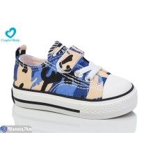 Дитячі кеди на весну/осінь (7 пар р.20-25) синій  "Comfort-baby"