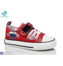 Дитячі кеди на весну/осінь (8 пар р.25-30) червоний  "Comfort-baby"