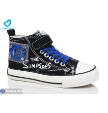 Дитячі кеди на весну/осінь (8 пар р.31-37) чорний  "Comfort-baby"