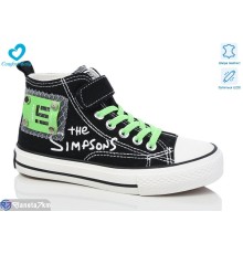 Дитячі кеди на весну/осінь (8 пар р.31-37) чорний  "Comfort-baby"