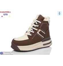 Черевики дитячі на зиму (8 пар р.32-37) коричневий  "GFB-Канарейка"