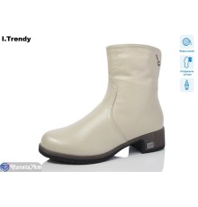 Черевики жіночі на зиму (6 пар р.36-41) бежевий  "Trendy"