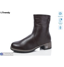 Черевики жіночі на зиму (6 пар р.36-41) коричневий  "Trendy"