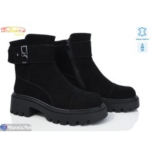 Черевики жіночі на зиму (6 пар р.36-41) чорний  "Mengfuna-AESD"