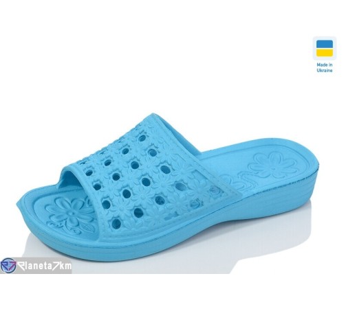 Шлепки жіночі на літо (6 пар р.36-41) блакитний "LOTTOS" Шлепки жіночі на літо (6 пар р.36-41) блакитний "LOTTOS"