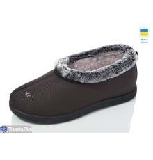 Тапки жіночі на зиму (6 пар р.37-42) коричневий  "LOTTOS"