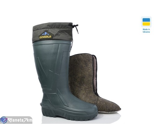 Чоботи чоловічі на зиму (6 пар р.41-46) зелений  "LOTTOS"