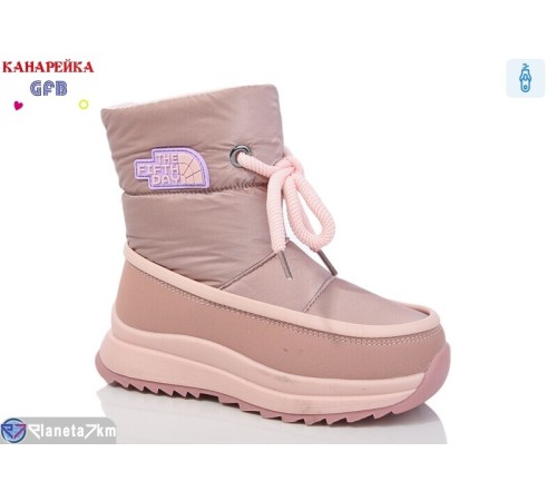Дутики дитячі на зиму (8 пар р.27-32) рожевий "GFB-Канарейка" Дутики дитячі на зиму (8 пар р.27-32) рожевий "GFB-Канарейка"