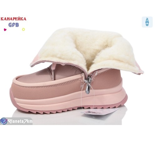 Дутики дитячі на зиму (8 пар р.27-32) рожевий "GFB-Канарейка" Дутики дитячі на зиму (8 пар р.27-32) рожевий "GFB-Канарейка"