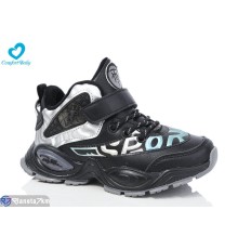 Дитячі кросівки на зиму (8 пар р.31-36) чорний  "Comfort-baby"