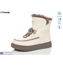 Черевики жіночі на зиму (6 пар р.37-42) бежевий  "Trendy"