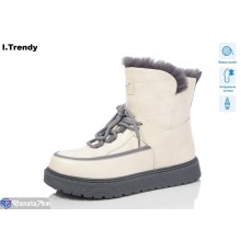 Черевики жіночі на зиму (6 пар р.37-42) бежевий  "Trendy"
