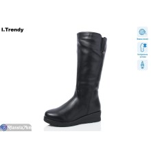 Чоботи жіночі на зиму (6 пар р.37-42) чорний  "Trendy"