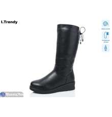 Чоботи жіночі на зиму (6 пар р.37-42) чорний  "Trendy"