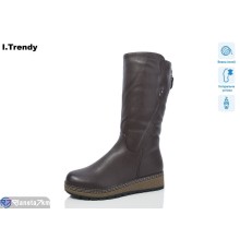 Чоботи жіночі на зиму (6 пар р.37-42) коричневий  "Trendy"
