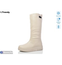 Чоботи жіночі на зиму (6 пар р.41-43) бежевий  "Trendy"