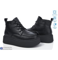 Черевики жіночі на зиму (6 пар р.36-41) чорний  "LOTOS"