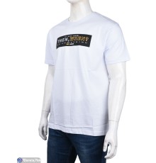 Футболка чоловіча на літо (5 шт. р.сетка S-2XL) білий  "Mirella"