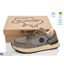 Кросівки чоловічі на весну/осінь (8 пар р.41-46) хакі  "Restime"
