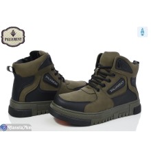 Черевики дитячі на зиму (8 пар р.36-41) зелений  "PALIAMENT"