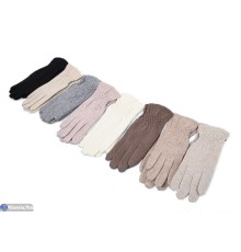 Рукавички жіночі на весну/осінь (12 шт. р.сетка 6,5-8,5) мікс  "RUBIBAS"