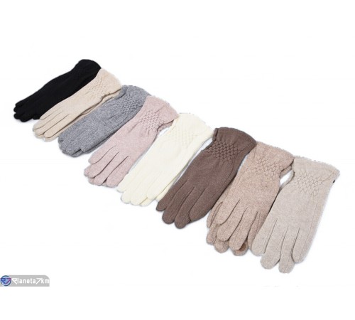 Рукавички жіночі на весну/осінь (12 шт. р.сетка 6,5-8,5) мікс  "RUBIBAS"